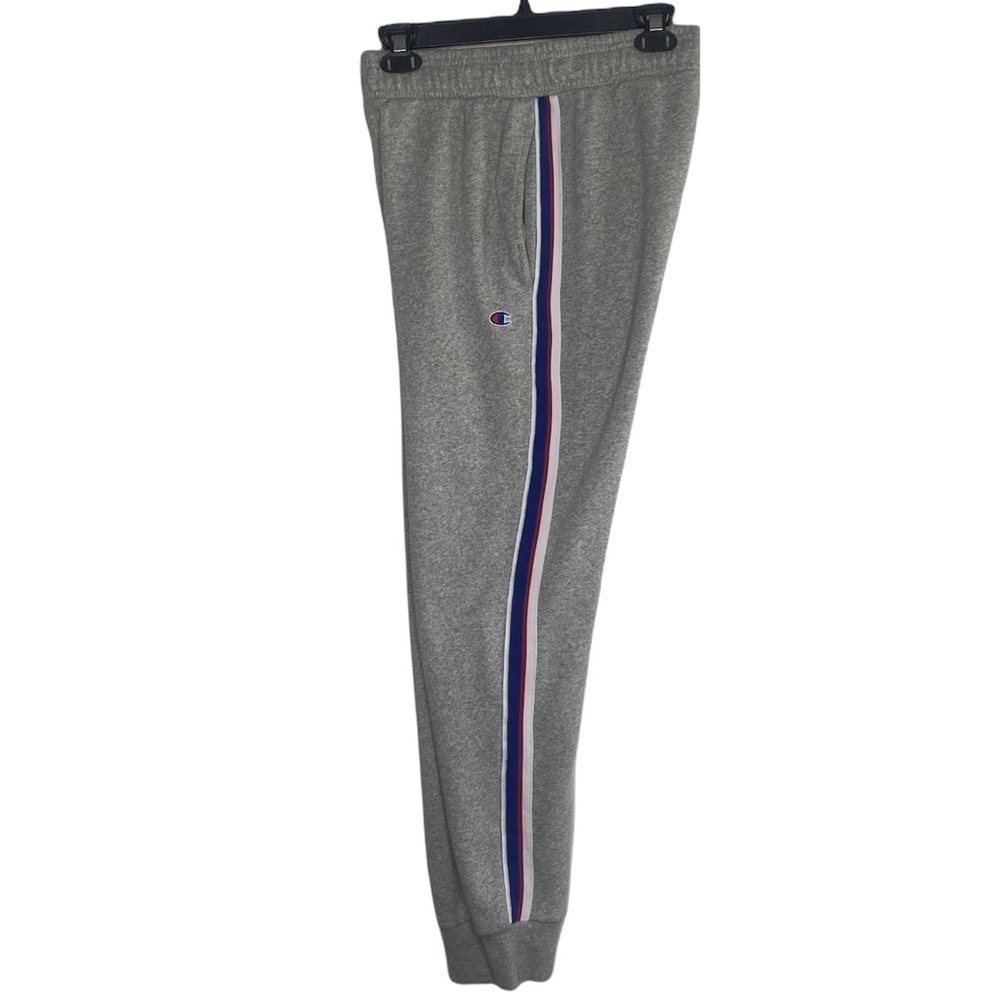 Champion Stripes on Sides Cinched Leg Sweatpants